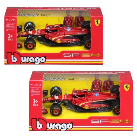Автомодель - FERRARI RACING - SF-24 (1:43) (18-36844) - фото 0