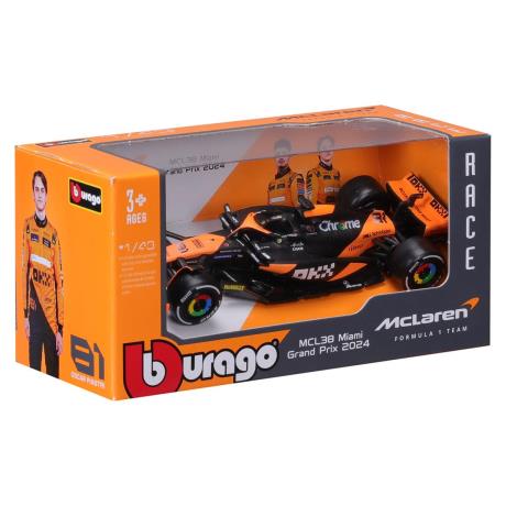 Автомодель - MCLAREN F1 MCL38 (2024) (1:43) (18-38214) - фото 7