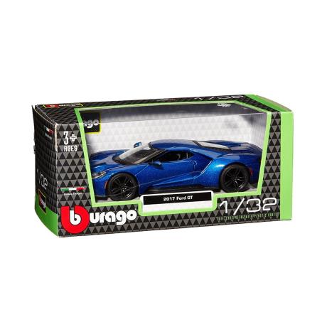 Автомодель Bburago Ford Gt 1:32 синій (18-43043) - фото 4