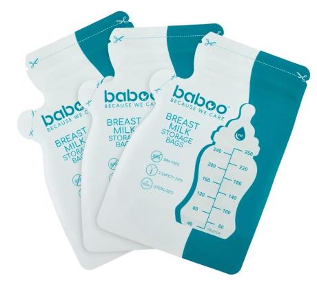 Пакети для зберігання грудного молока Baboo 25 шт. (2-005) - фото 0