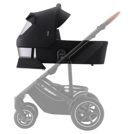 Люлька для коляски Britax-Romer Smile 5Z чорний із коричневою ручкою (2000037995) - фото 2