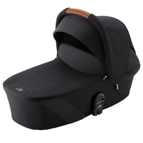 Люлька для коляски Britax-Romer Smile 5Z чорний із коричневою ручкою (2000037995) - фото 0