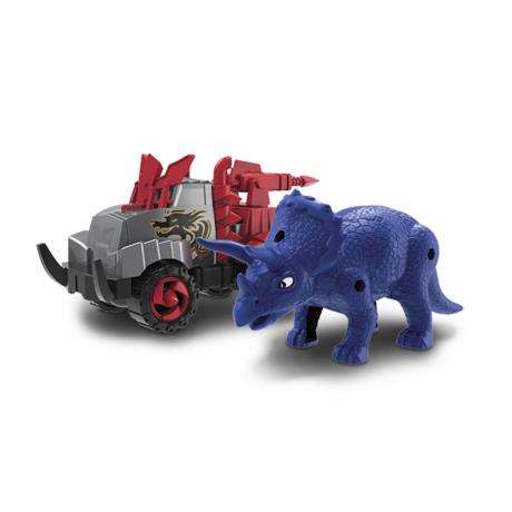 Игровой набор Road Rippers Машинка и синий трицератопс (20073) - фото 1