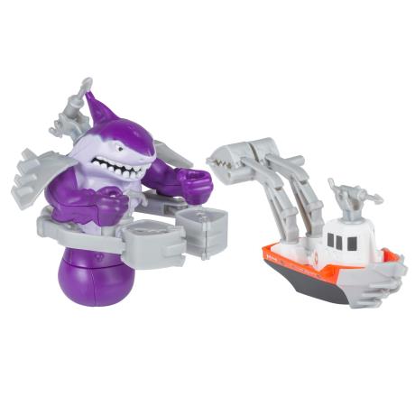 Игровой набор Road Rippers Лодка и фиолетовый акуломонстр (20306) - фото 3