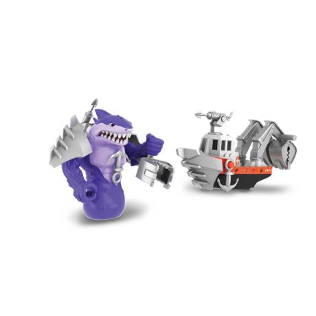 Игровой набор Road Rippers Лодка и фиолетовый акуломонстр (20306) - фото 9