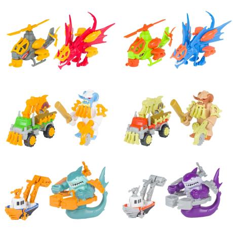 Игровой набор Road Rippers Лодка и фиолетовый акуломонстр (20306) - фото 0