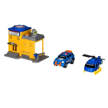 Ігровий набір Road Rippers Mini City Playsets Поліцейське депо (20551) - фото 4