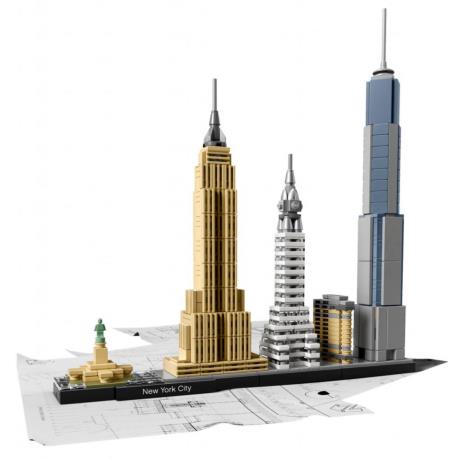 Конструктор LEGO Architecture Нью-Йорк 598 деталей (21028) - фото 0