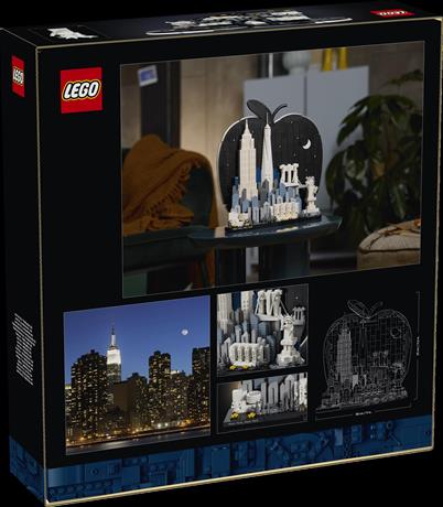 Конструктор LEGO® Architecture Нью-Йорк - «Большое яблоко» Модель, 1465 деталей (21066) - фото 1