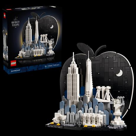 Конструктор LEGO® Architecture Нью-Йорк - «Большое яблоко» Модель, 1465 деталей (21066) - фото 2
