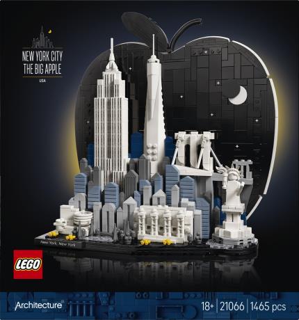 Конструктор LEGO® Architecture Нью-Йорк — «Велике яблуко» Модель, 1465 деталей (21066) - фото 14