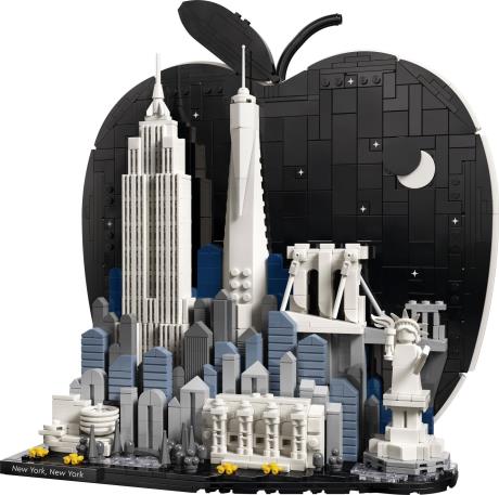 Конструктор LEGO® Architecture Нью-Йорк — «Велике яблуко» Модель, 1465 деталей (21066) - фото 18