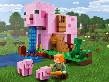 Конструктор LEGO Minecraft Будинок-свиня 490 деталей (21170) - фото 0