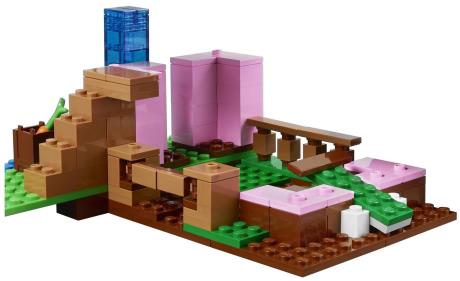 Конструктор LEGO Minecraft Будинок-свиня 490 деталей (21170) - фото 0