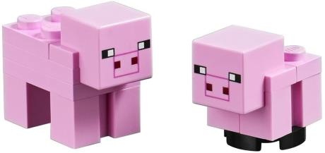 Конструктор LEGO Minecraft Будинок-свиня 490 деталей (21170) - фото 0