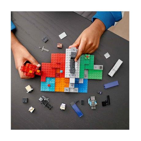 Конструктор LEGO Minecraft Зруйнований портал 316 деталей (21172) - фото 1