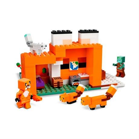 Конструктор LEGO Minecraft Лисяча хатина 193 деталі (21178) - фото 4