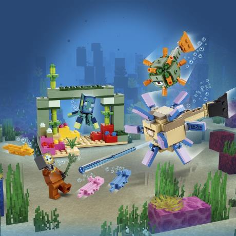 Конструктор LEGO Minecraft Битва зі стражем 255 деталей (21180) - фото 2