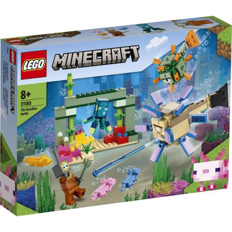 Конструктор LEGO Minecraft Битва зі стражем 255 деталей (21180) - фото 5