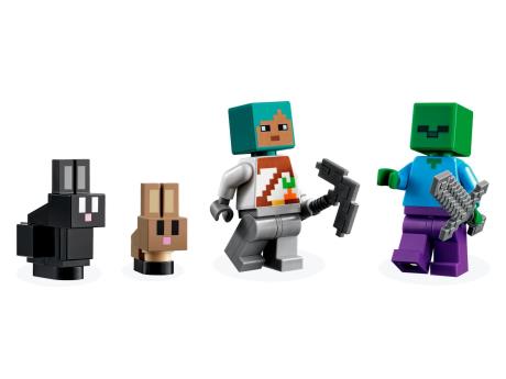 Конструктор LEGO Minecraft Кроляче ранчо 340 деталей (21181) - фото 0