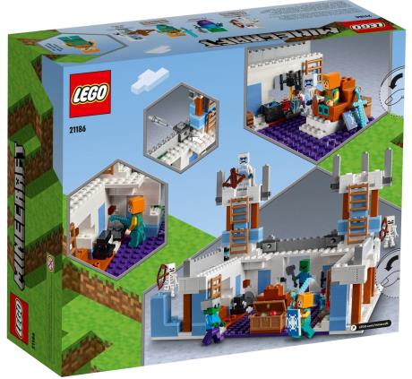 Конструктор LEGO Minecraft Крижаний замок 499 деталей (21186) - фото 0