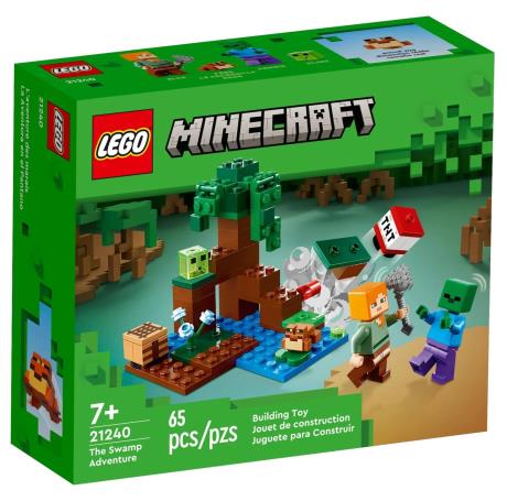 Конструктор LEGO Minecraft Пригоди на болоті 65 деталей (21240) - фото 0