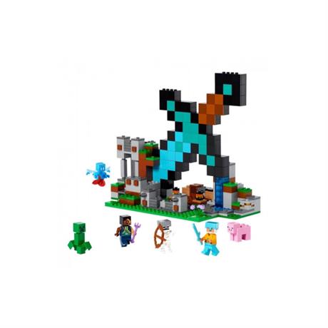 Конструктор LEGO Minecraft Форпост із мечем 427 деталей (21244) - фото 6