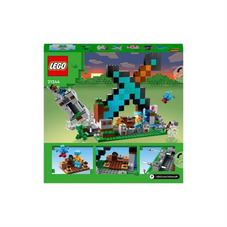 Конструктор LEGO Minecraft Форпост с мечом 427 деталей (21244) - фото 8