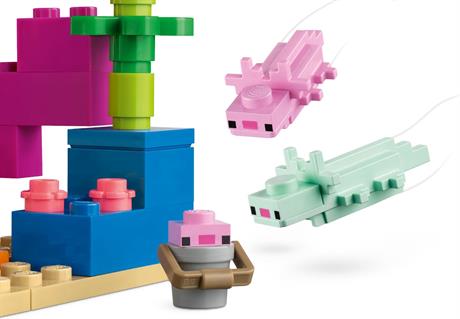 Конструктор LEGO Minecraft Дом-Аксолотль 242 детали (21247) - фото 0
