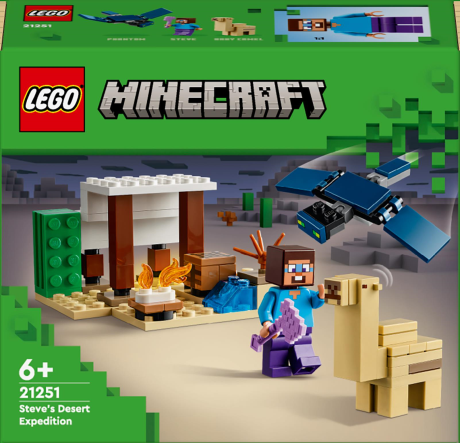 Конструктор LEGO Minecraft Експедиція Стіва в пустелю 75 деталей (21251) - фото 2