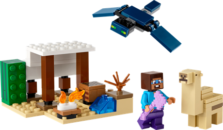 Конструктор LEGO Minecraft Експедиція Стіва в пустелю 75 деталей (21251) - фото 4