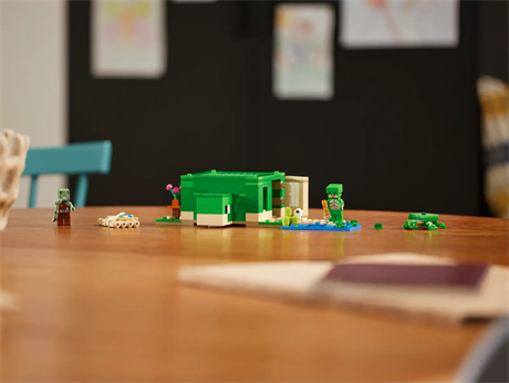 Конструктор LEGO Minecraft Пляжный дом в форме черепахи 234 детали (21254) - фото 4