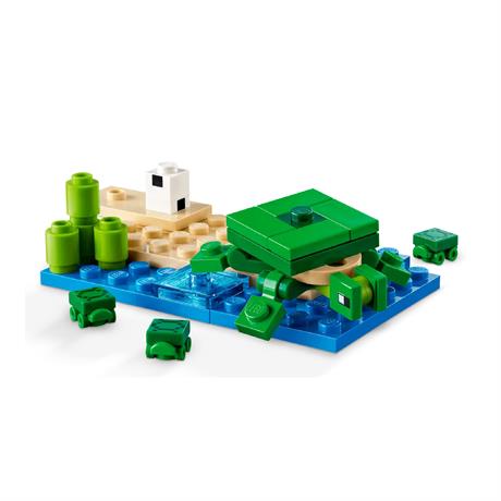 Конструктор LEGO Minecraft Пляжный дом в форме черепахи 234 детали (21254) - фото 6
