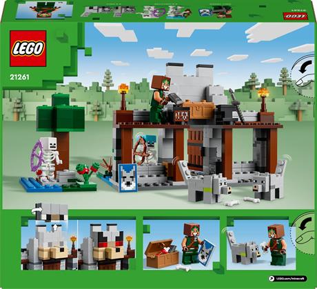 Конструктор LEGO Minecraft Волк из Цитадели 312 деталей (21261) - фото 3