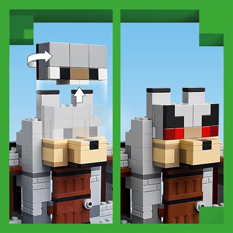 Конструктор LEGO Minecraft Волк из Цитадели 312 деталей (21261) - фото 6