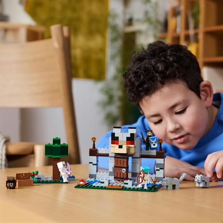 Конструктор LEGO Minecraft Волк из Цитадели 312 деталей (21261) - фото 8