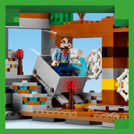 Конструктор LEGO Minecraft Заброшенная шахта в бесплодных землях 538 деталей (21263) - фото 7