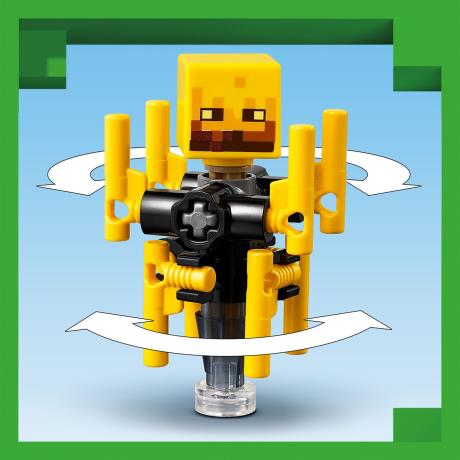 Конструктор LEGO Minecraft Битва з лавою в Незері 99 деталей (21266) - фото 6