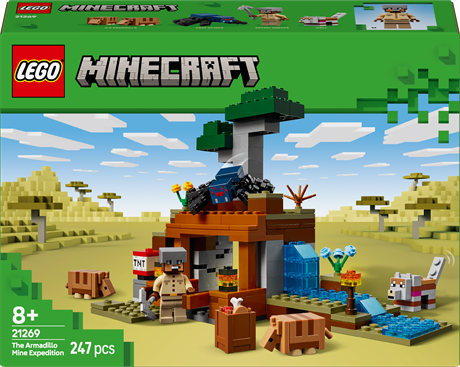 Конструктор LEGO Minecraft Шахтна експедиція Броненосець 247 деталей (21269) - фото 2