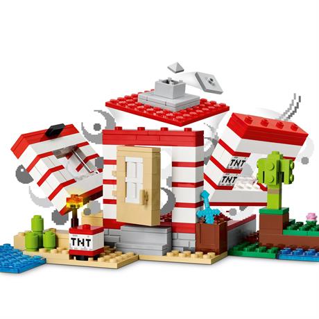 Конструктор LEGO Minecraft Дом из взрывчатки в джунглях 287 деталей (21275) - фото 2