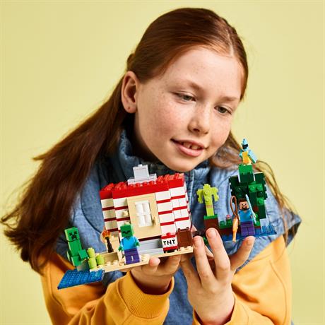 Конструктор LEGO Minecraft Дом из взрывчатки в джунглях 287 деталей (21275) - фото 3