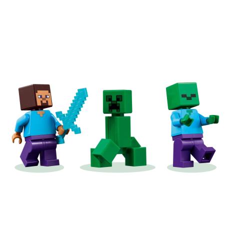 Конструктор LEGO Minecraft Будинок з вибухівки в джунглях 287 деталей (21275) - фото 4