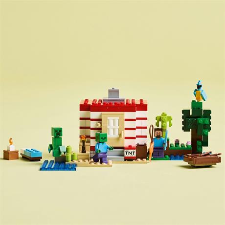 Конструктор LEGO Minecraft Дом из взрывчатки в джунглях 287 деталей (21275) - фото 6