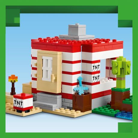 Конструктор LEGO Minecraft Будинок з вибухівки в джунглях 287 деталей (21275) - фото 7