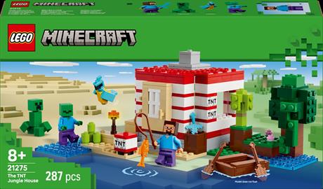Конструктор LEGO Minecraft Дом из взрывчатки в джунглях 287 деталей (21275) - фото 10