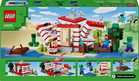 Конструктор LEGO Minecraft Дом из взрывчатки в джунглях 287 деталей (21275) - фото 11