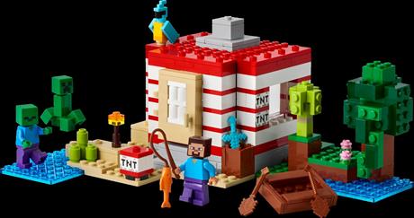 Конструктор LEGO Minecraft Дом из взрывчатки в джунглях 287 деталей (21275) - фото 12