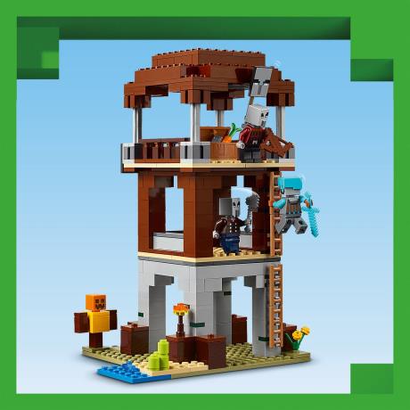 Конструктор LEGO Minecraft Аванпост розбійників і спустошувач 665 деталей (21278) - фото 7
