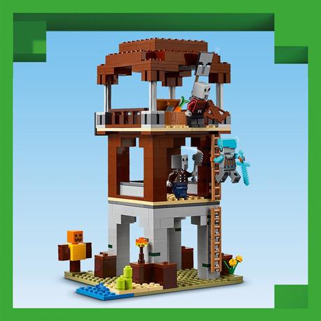 Конструктор LEGO Minecraft Аванпост розбійників і спустошувач 665 деталей (21278) - фото 7