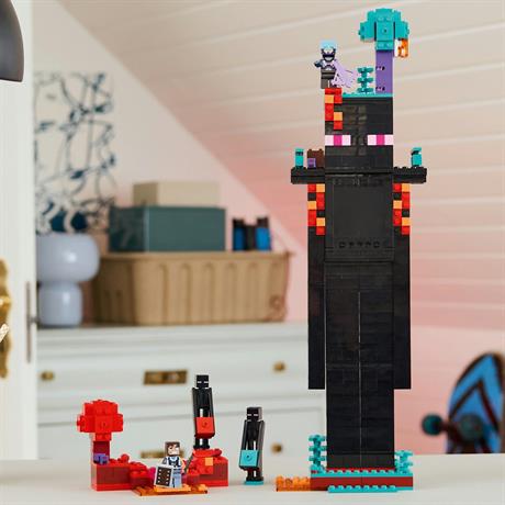 Конструктор LEGO Minecraft Вежа Ендермена 867 деталей (21279) - фото 6